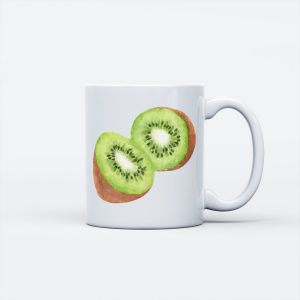 Fruit Theme Ceramic Mug - Kiwi
