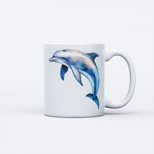Ocean Theme Ceramic Mug - Dolphin