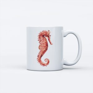 Ocean Theme Ceramic Mug - Seahorse